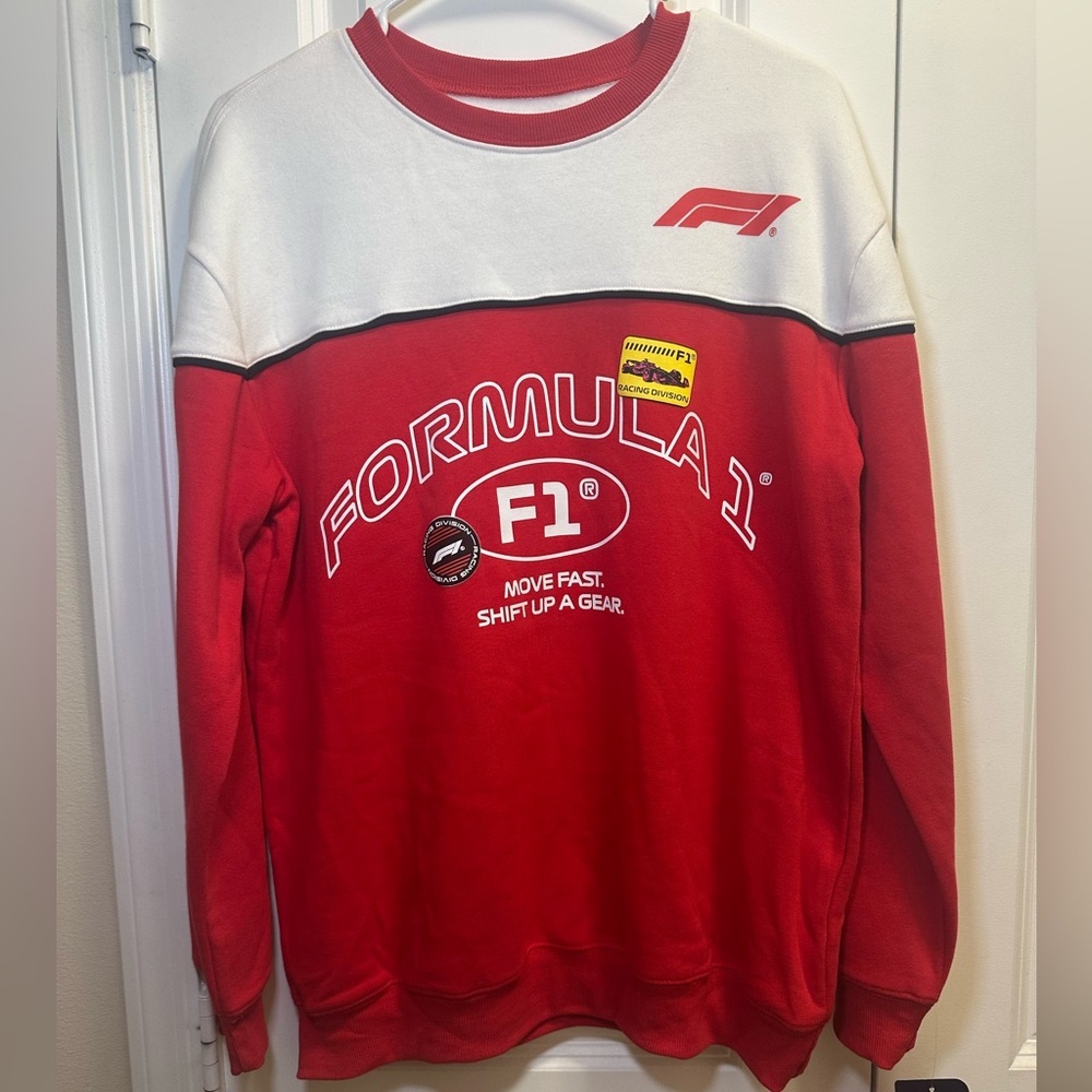 NWT Unisex Formula 1 Hybrid Apparel crewneck sweatshirt.